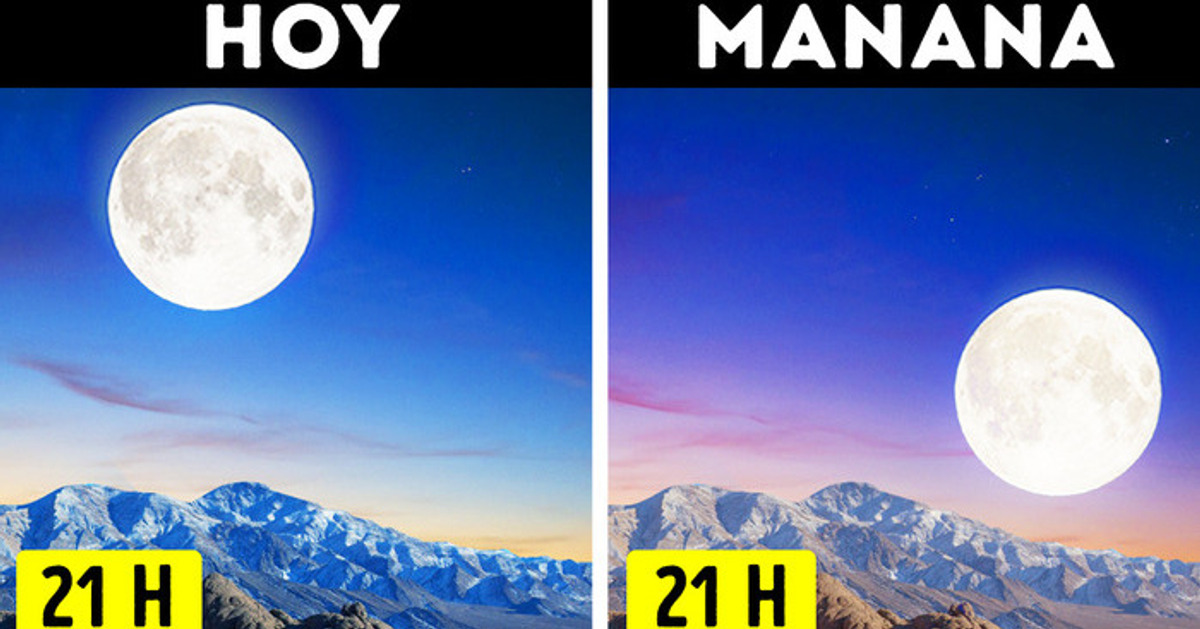 La luna se mueve todas las noches y 10 nuevos datos espaciales