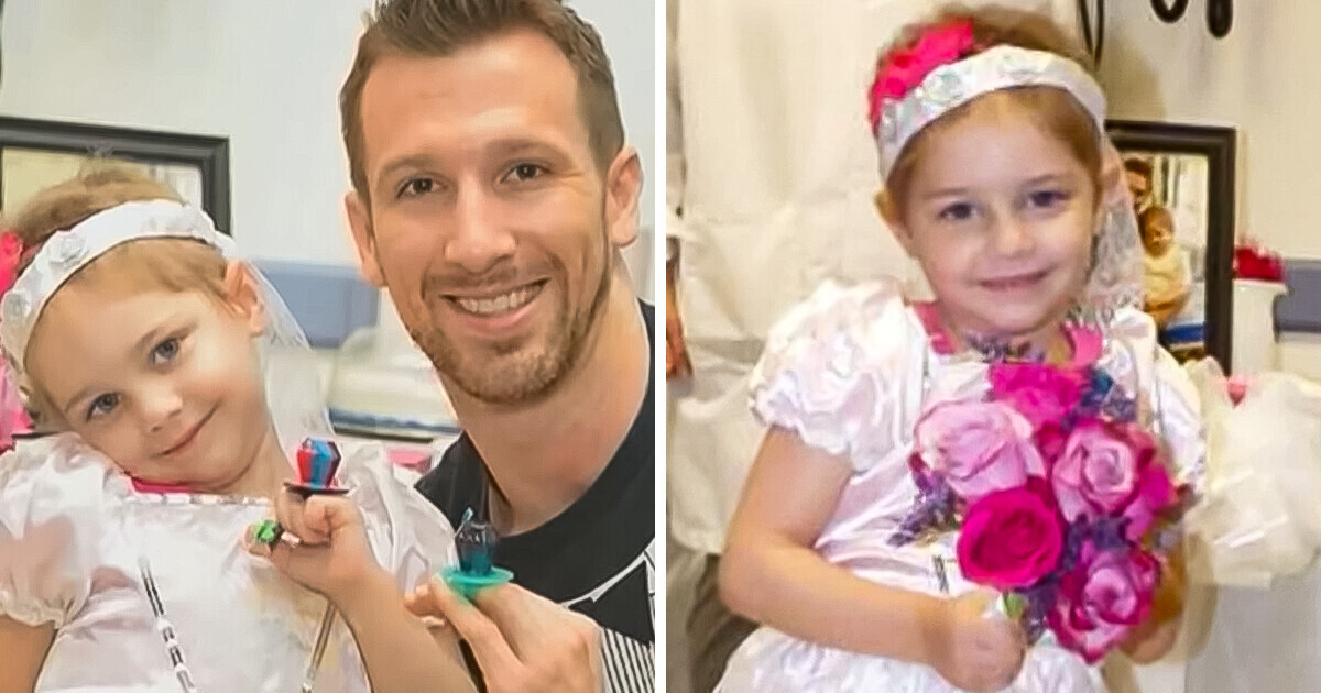 Niña de 4 años cumple su sueño de casarse con su enfermero favorito y sus padres grabaron la boda Niña de 4 años cumple su sueño de casarse con su enfermero favorito y sus padres grabaron la boda