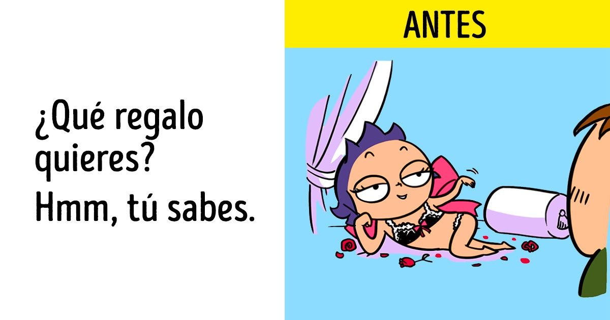 Una madre de dos niños dibujó cómics sobre cómo cambió la vida de su esposo cuando se convirtió en padre