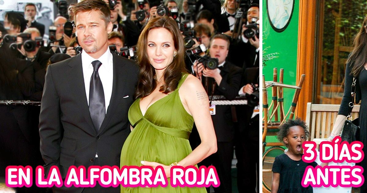 18 Famosas embarazadas cuyas fotos muestran lo diferente que se veían en los eventos sociales y en la vida cotidiana 18 Famosas embarazadas cuyas fotos muestran lo diferente que se veían en los eventos sociales y en la vida cotidiana