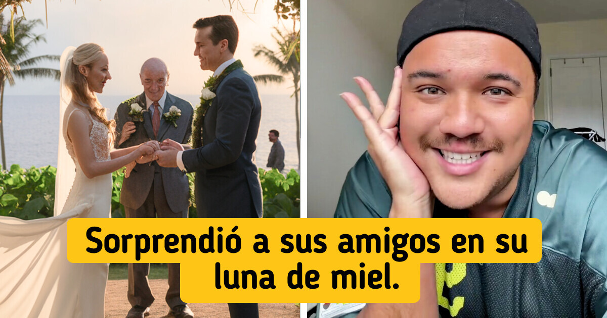 Hombre sigue a su amigo a su luna de miel; lo acusan de ’metiche’