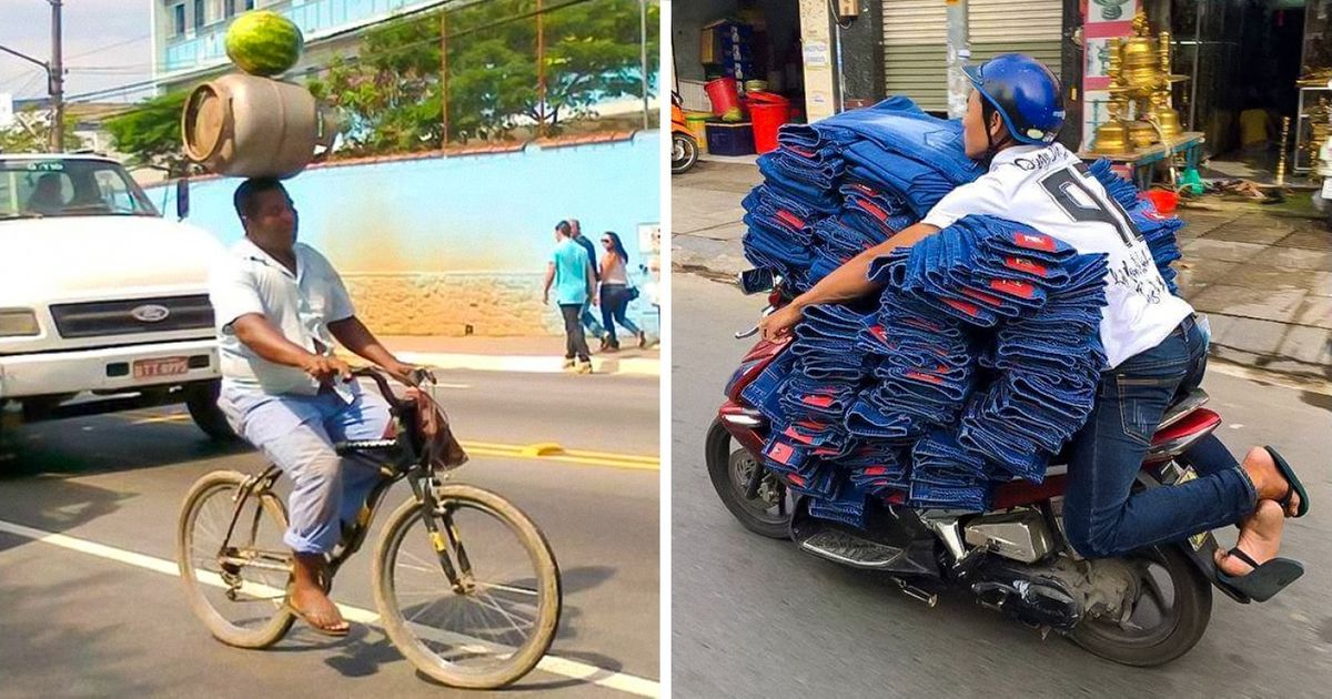 15 Métodos bien desquiciados de transporte alrededor del mundo