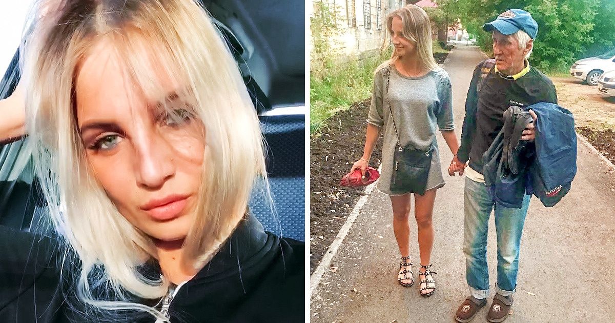 Una chica de Rusia rescató a un vagabundo y su amabilidad inspira a miles de usuarios en las redes sociales
