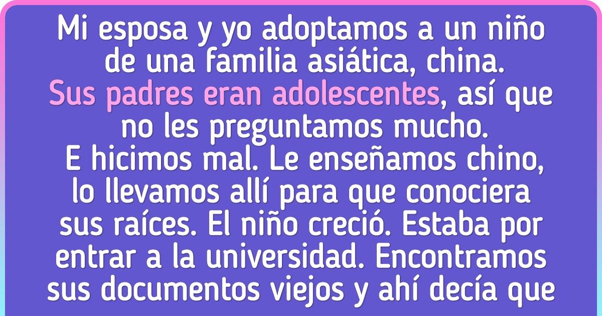 14 Historias sobre lo que puede pasar si adoptas un hijo 14 Historias sobre lo que puede pasar si adoptas un hijo