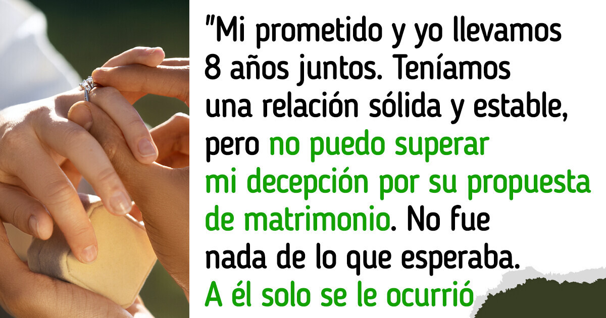 Su pareja le propuso matrimonio y la forma fue tan horrible que ella solo quería correr Su pareja le propuso matrimonio y la forma fue tan horrible que ella solo quería correr