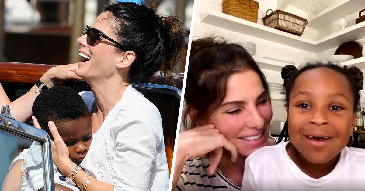 Sandra Bullock demuestra que el amor de madre no sabe de diferencias