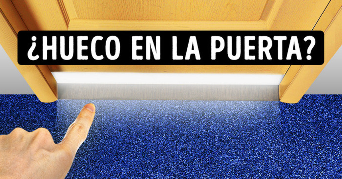 Por qué muchas puertas tienen huecos en la parte inferior y 9 curiosidades que aún no conoces