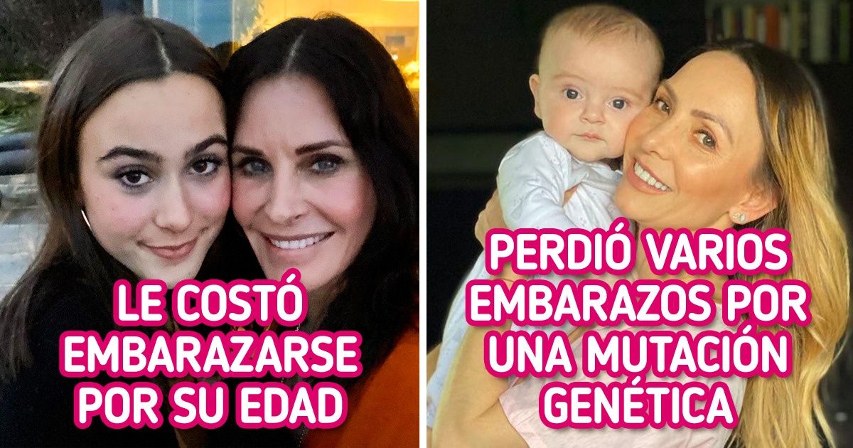 13 Famosas que lograron convertirse en madres a pesar de los obstáculos de la naturaleza 13 Famosas que lograron convertirse en madres a pesar de los obstáculos de la naturaleza