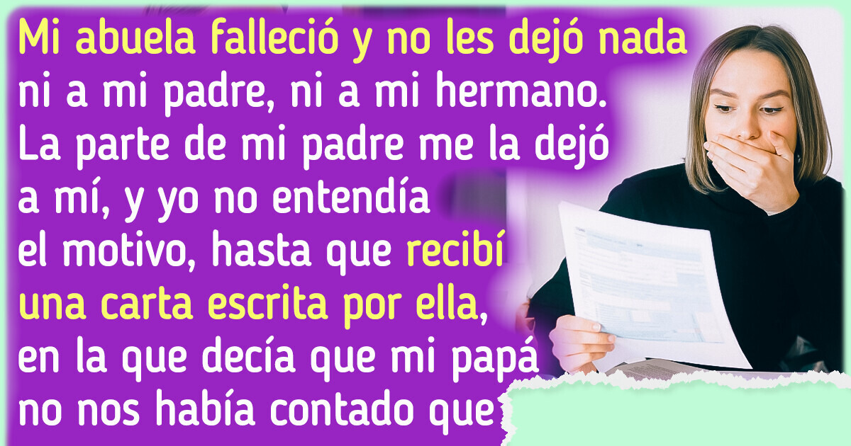 No compartiré la herencia con mi padre, porque me enteré del secreto que me ocultó por años No compartiré la herencia con mi padre, porque me enteré del secreto que me ocultó por años