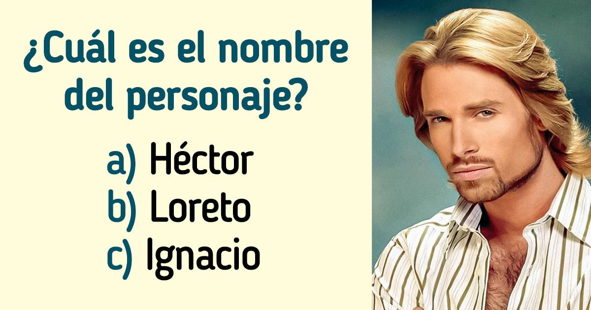 Pon a prueba tu memoria y recuerda los nombres de estos 15 personajes de telenovelas Pon a prueba tu memoria y recuerda los nombres de estos 15 personajes de telenovelas