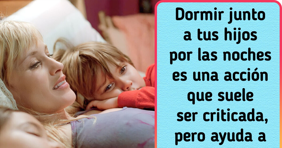 Una mamá se defiende al ser criticada por dormir junto a sus hijos de 10 y 12 años Una mamá se defiende al ser criticada por dormir junto a sus hijos de 10 y 12 años