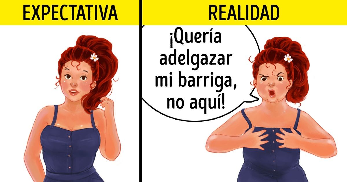 Cualquiera que haya tratado de perder peso, al menos una vez en su vida, entenderá estos cómics