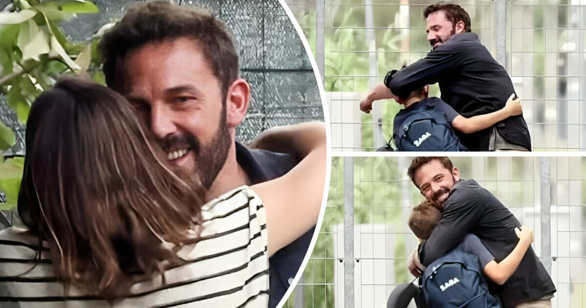 El cálido reencuentro de Ben Affleck con Jennifer Garner y sus hijos desata la polémica en Internet