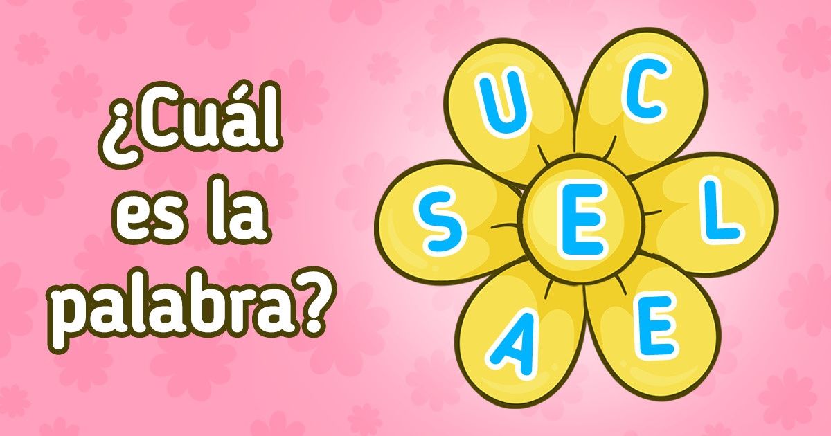 Test: Atrévete a encontrar las 20 palabras que escondimos en estas flores