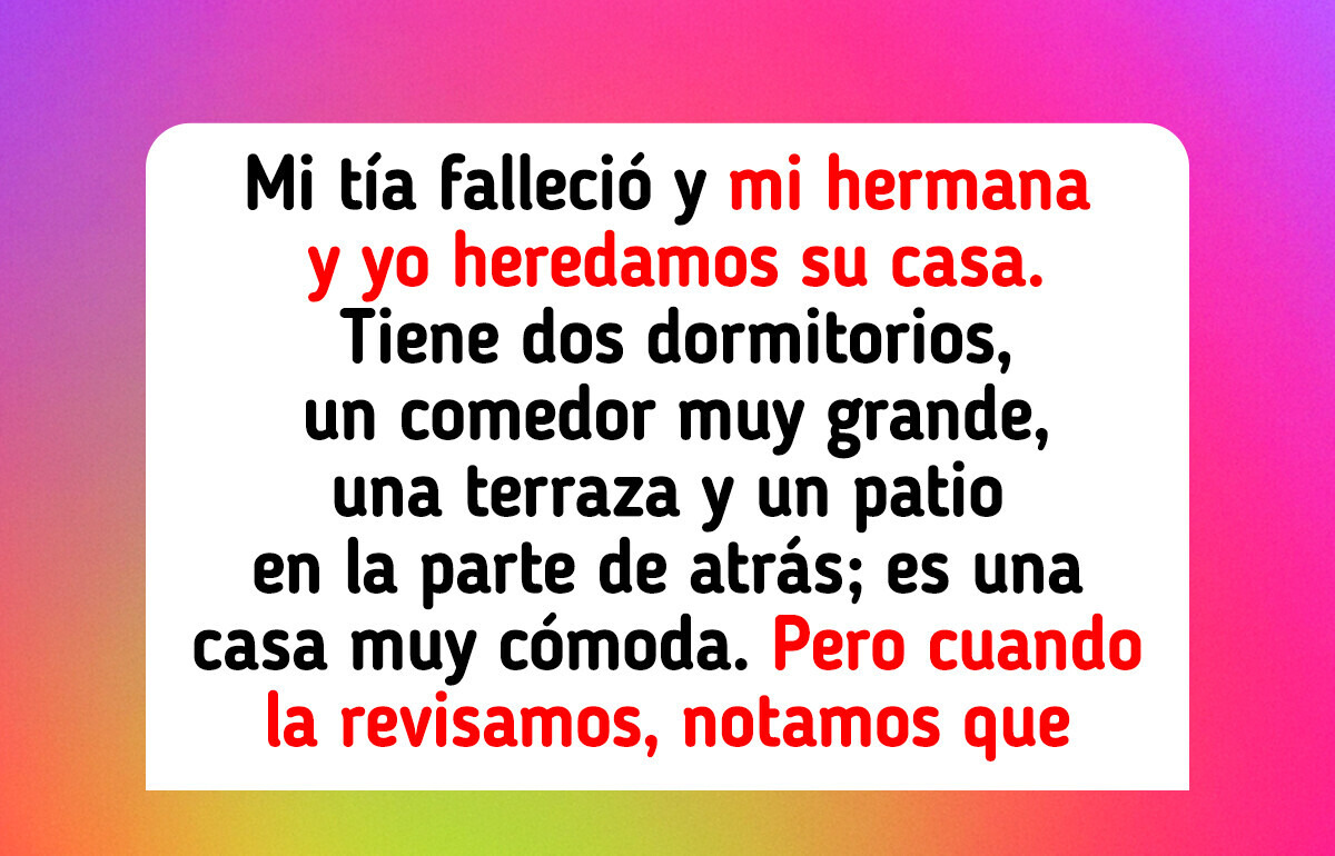 Me niego a compartir con mi hermana la casa familiar que heredamos