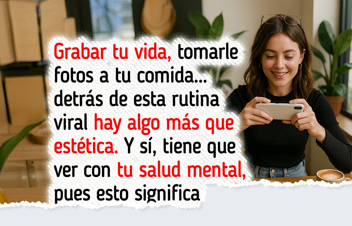 Por qué grabar tu desayuno puede ser más terapéutico de lo que parece Por qué grabar tu desayuno puede ser más terapéutico de lo que parece