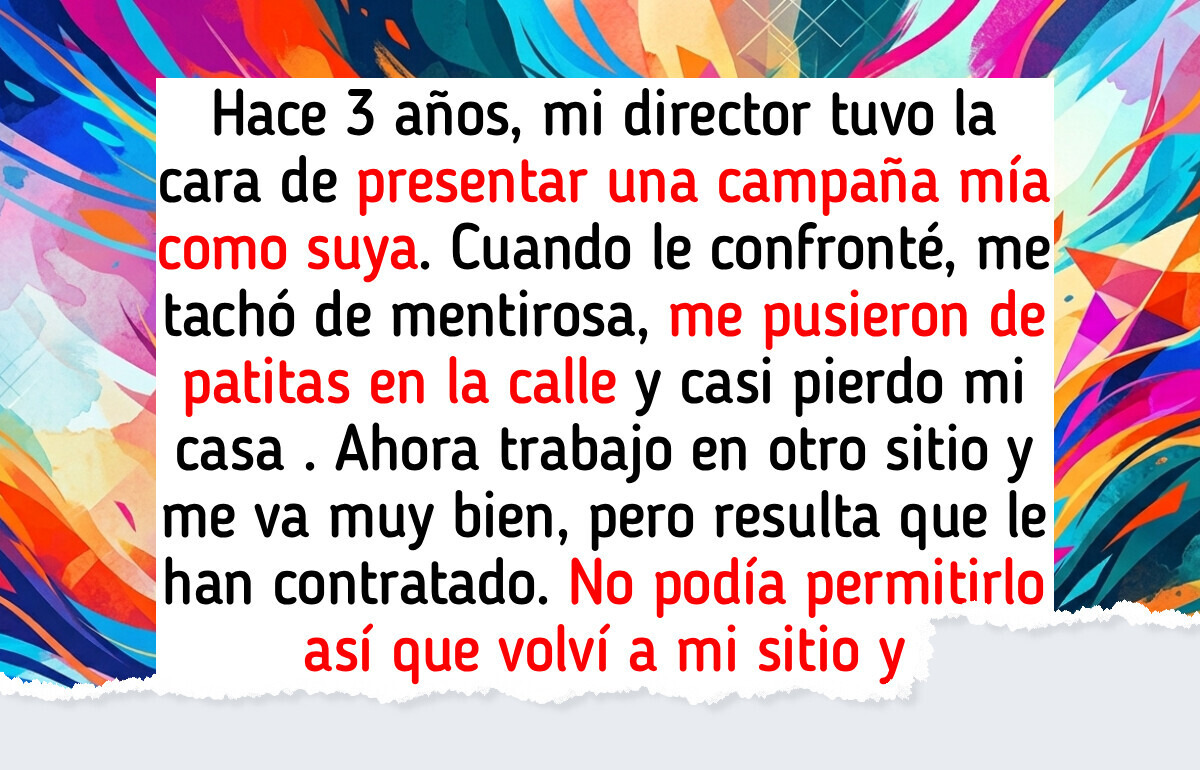 Me niego a quedarme callada y trabajar con el jefe que destruyó mi carrera mientras él finge que no pasó nada Me niego a quedarme callada y trabajar con el jefe que destruyó mi carrera mientras él finge que no pasó nada