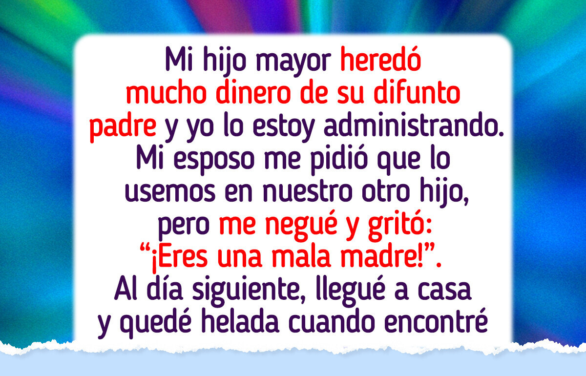 Quise proteger la herencia de mi primer marido, pero desaté una tormenta en mi propia casa Quise proteger la herencia de mi primer marido, pero desaté una tormenta en mi propia casa