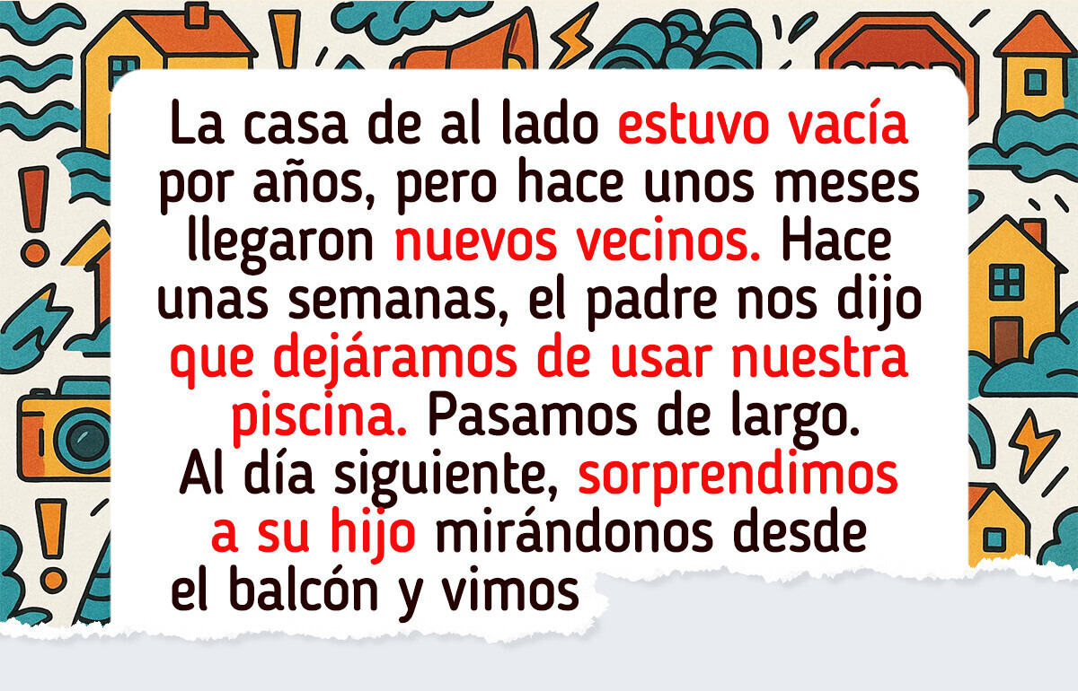 Mi vecino odia que nade en mi propia piscina, pero no pienso detenerme Mi vecino odia que nade en mi propia piscina, pero no pienso detenerme