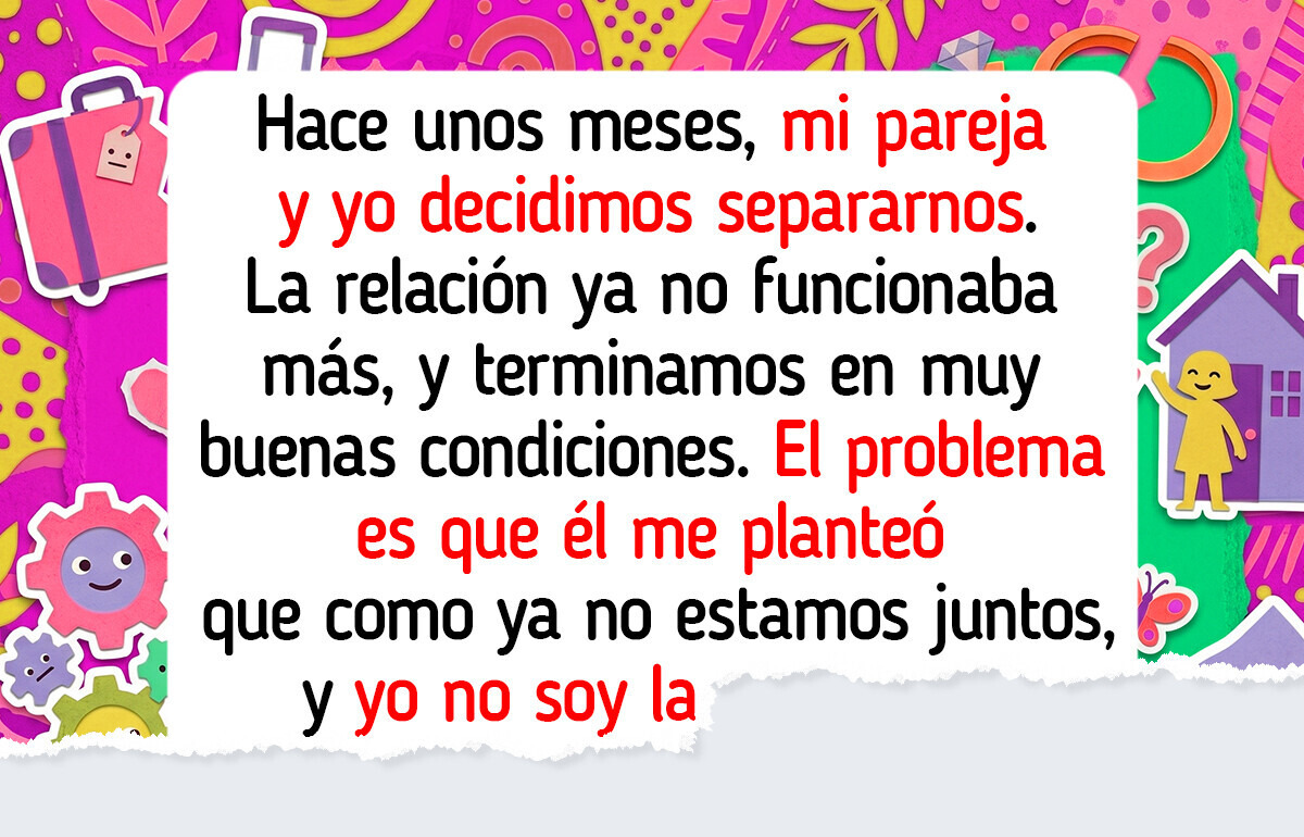 Me niego a separarme de mi hijastro solo porque ya no soy la pareja de su padre