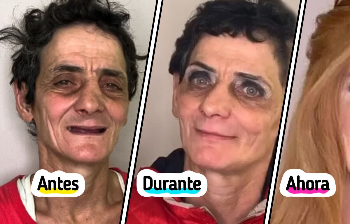 Este conmovedor cambio de imagen dejó irreconocible a una mujer sin hogar Este conmovedor cambio de imagen dejó irreconocible a una mujer sin hogar