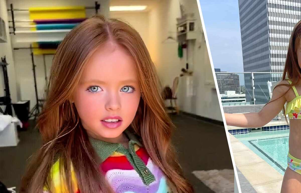 Tiene 8 años y parece una Barbie humana, pero un detalle en su abdomen es lo que llama la atención