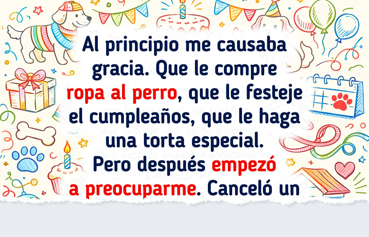 Mi hija cree que su perro es su hijo y lo cría como a un ser humano