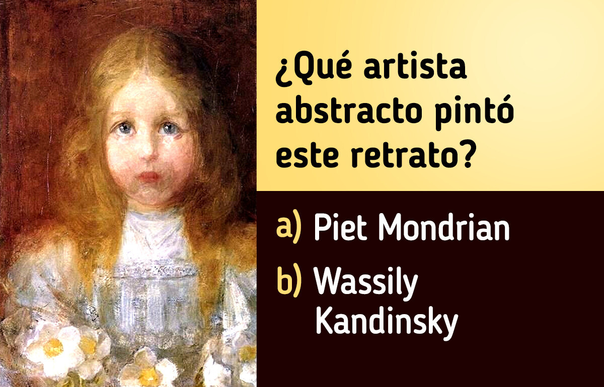 Pon a prueba tus conocimientos sobre arte: ¿Puedes reconocer a estos artistas por sus obras tempranas?
