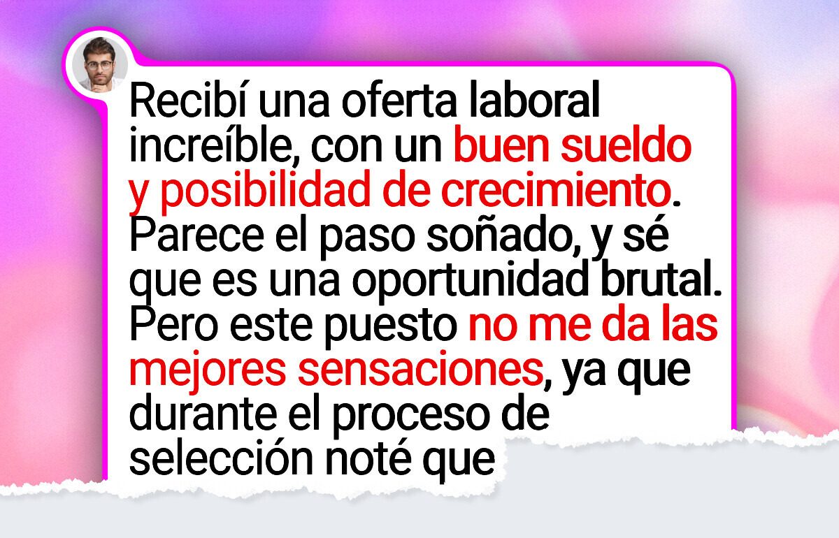 Me ofrecieron el futuro que muchos quieren, pero yo no