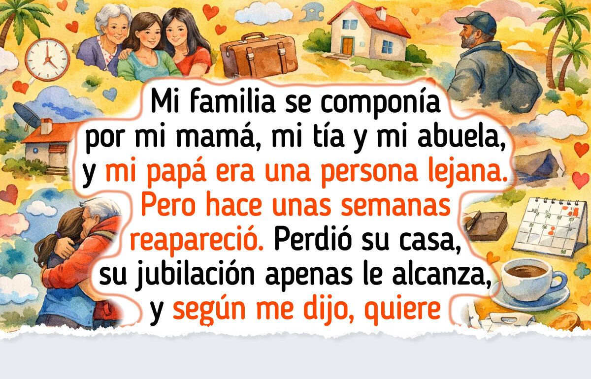 Mi papá, que me abandonó cuando era chica, me llama mala hija por dejarlo en un geriátrico