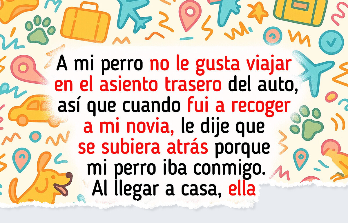 Dejé que mi perro viajara en el asiento delantero del auto y ahora tengo problemas en mi relación Dejé que mi perro viajara en el asiento delantero del auto y ahora tengo problemas en mi relación