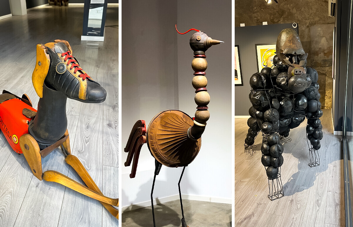 Conoce la obra del escultor español que a través del arte da una segunda vida a objetos en desuso