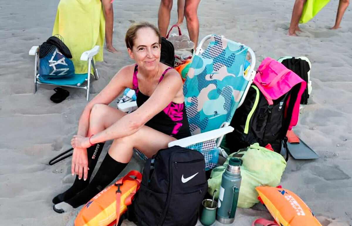 Maggie Leri, nadadora con esclerosis múltiple: “El deporte te prepara para afrontar esa otra carrera, que es la vida”