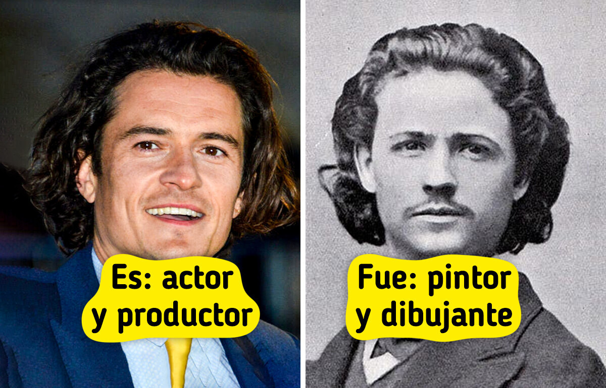 10 Famosos contemporáneos que parecen réplicas vivientes de figuras del pasado