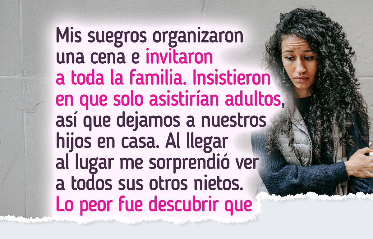 Mis suegros excluyeron a mis hijos a propósito y su razón fue devastadora