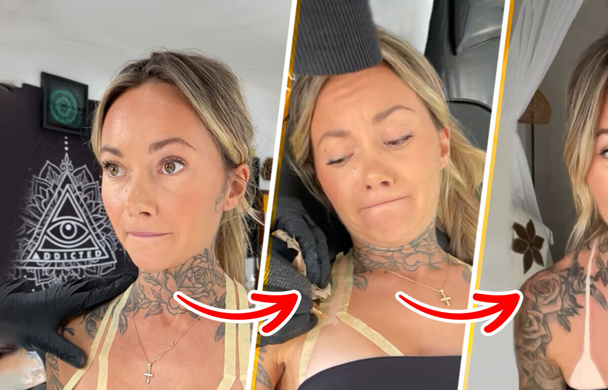 El tatuaje más insólito del año: quiso broncearse para siempre, pero internet no le creyó nada