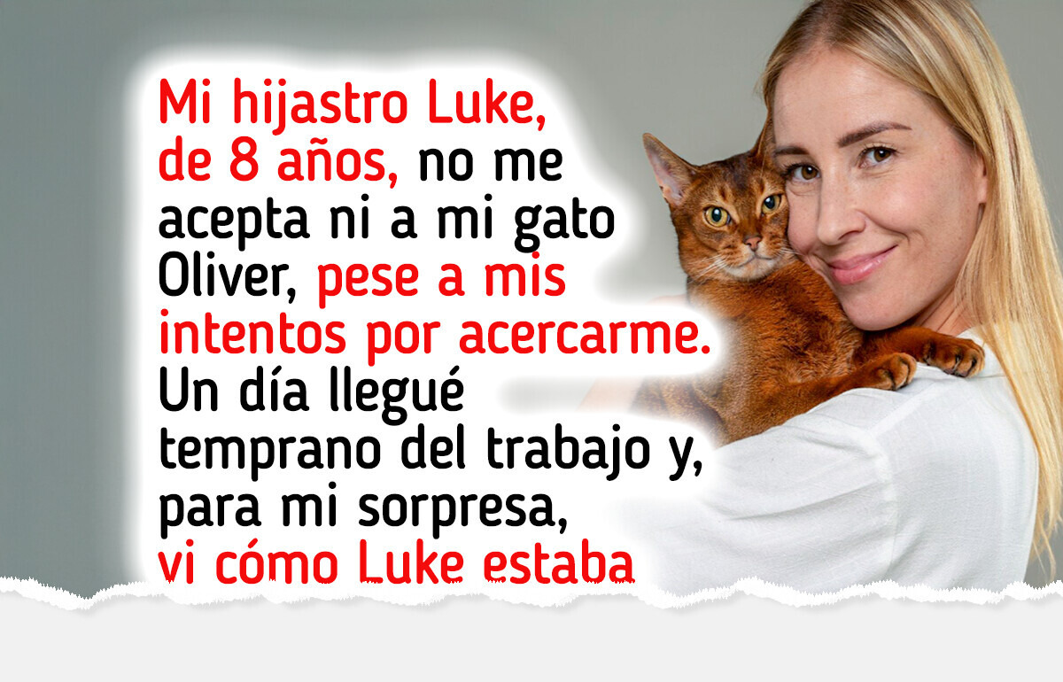 Mi hijastro encerró a mi gato fuera de casa, lo castigué y ahora mi esposo se puso de su lado Mi hijastro encerró a mi gato fuera de casa, lo castigué y ahora mi esposo se puso de su lado
