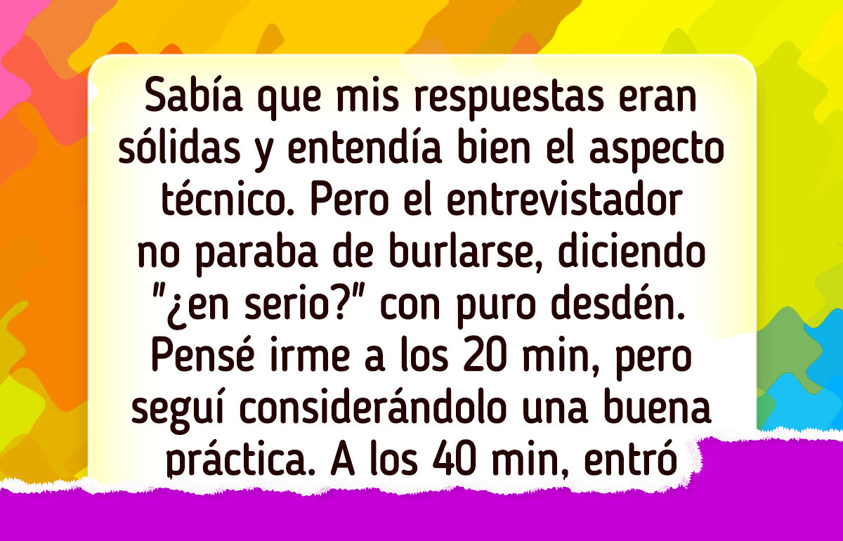 10 Entrevistas laborales que tomaron un giro inesperado 10 Entrevistas laborales que tomaron un giro inesperado