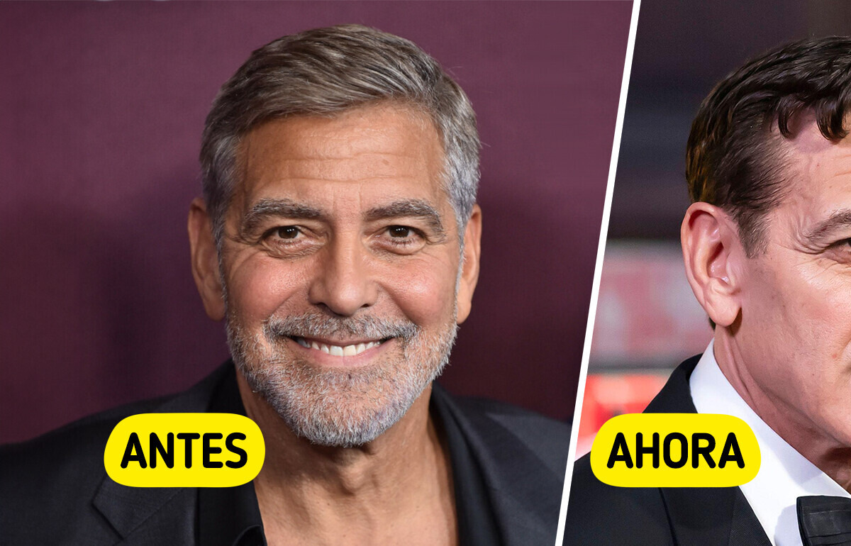 George Clooney cambia de estilo y su cabello teñido causa revuelo entre los fans George Clooney cambia de estilo y su cabello teñido causa revuelo entre los fans