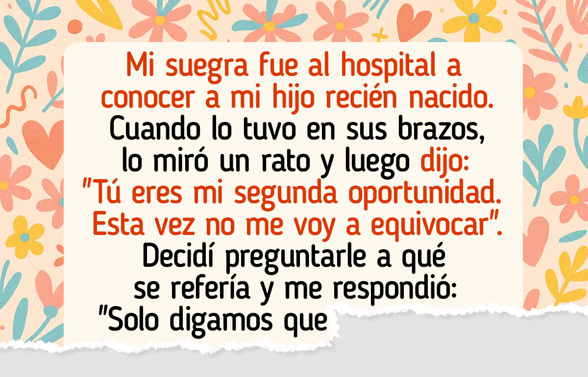 Descubrí a mi suegra diciéndole algo a mi bebé que me hizo verla con otros ojos