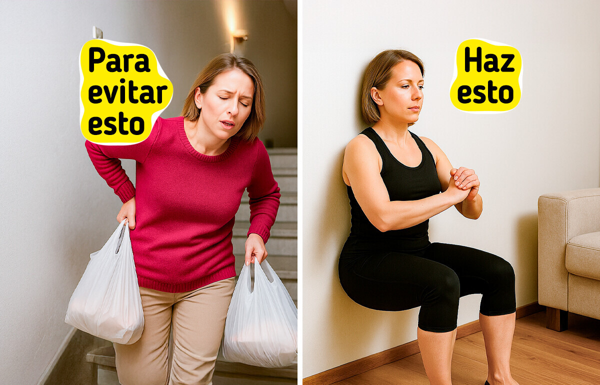 Músculos fuertes y agilidad después de los 45 con estos simples movimientos diarios