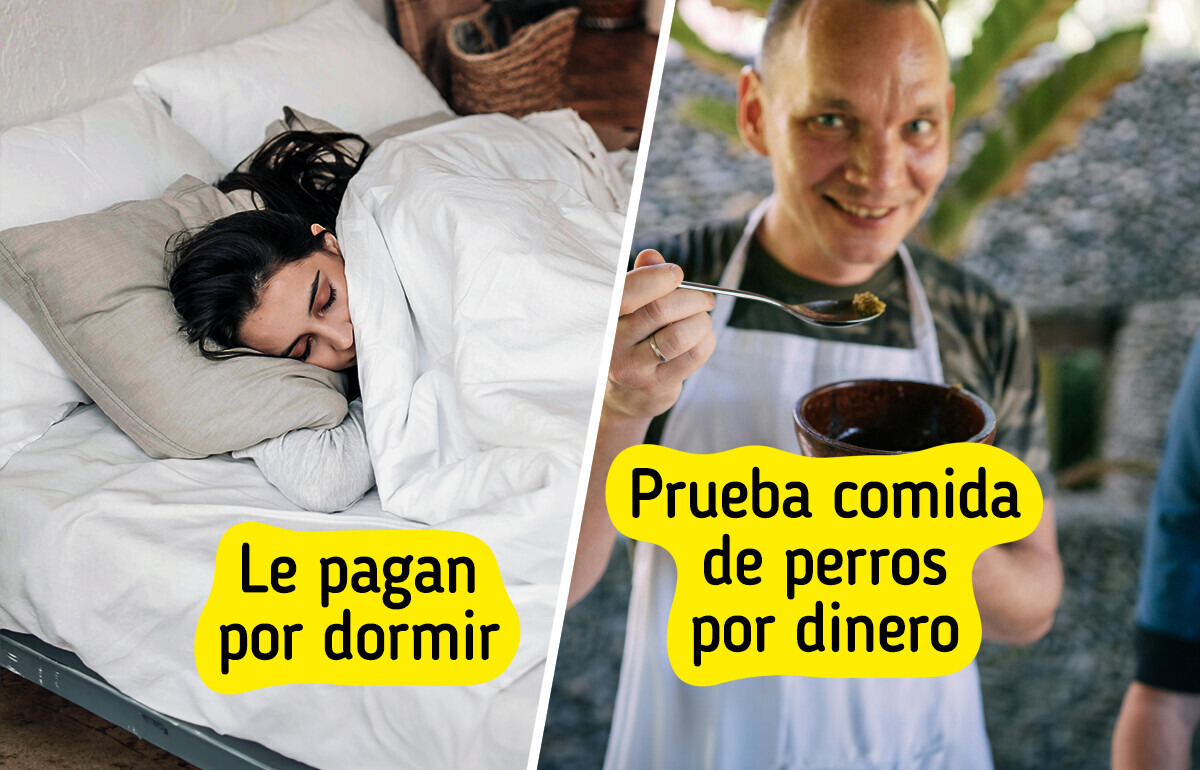 8 Trabajos inusuales por los que se paga mucho más de lo que imaginas