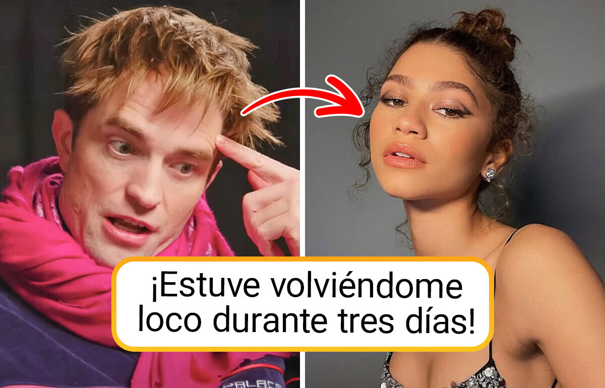 Robert Pattinson confiesa que se volvió “loco por 3 días” trabajando con Zendaya
