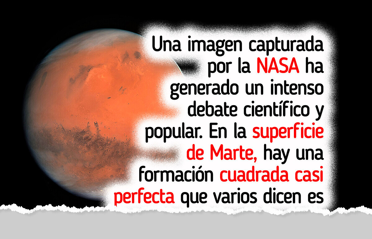 El misterioso cuadrado en Marte cuyas hipótesis de origen no nos dejaron indiferentes El misterioso cuadrado en Marte cuyas hipótesis de origen no nos dejaron indiferentes