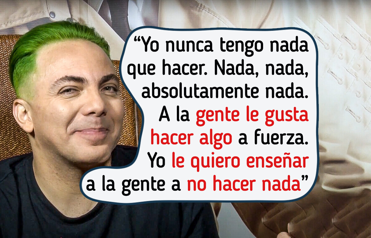 De ídolo pop a gurú del descanso: Cristian Castro y la ciencia te recomiendan “no hacer nada”