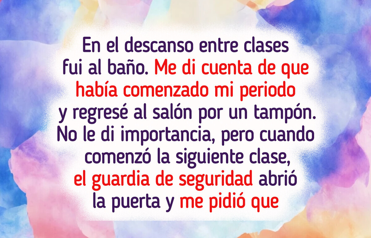 Mi colega cree que hago algo “extraño” en el baño, ahora el guardia de la escuela me tiene en la mira Mi colega cree que hago algo “extraño” en el baño, ahora el guardia de la escuela me tiene en la mira