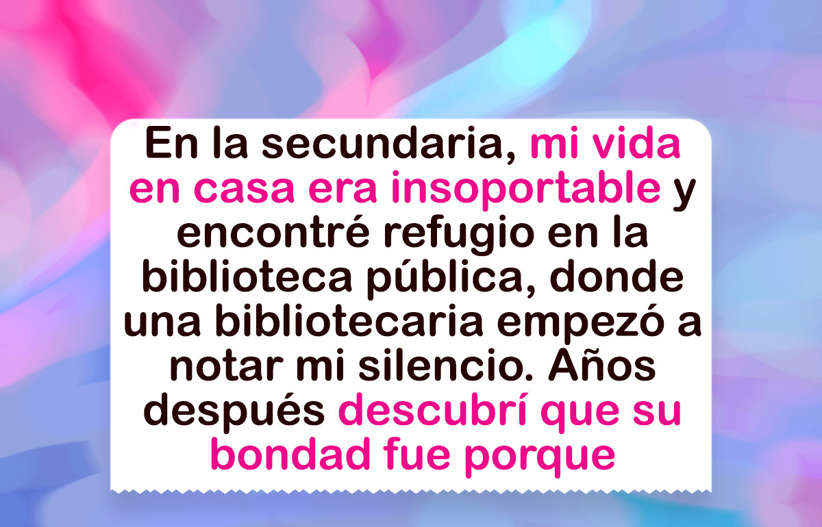 La persona que menos imaginaba me salvó y marcó mi futuro con su bondad La persona que menos imaginaba me salvó y marcó mi futuro con su bondad