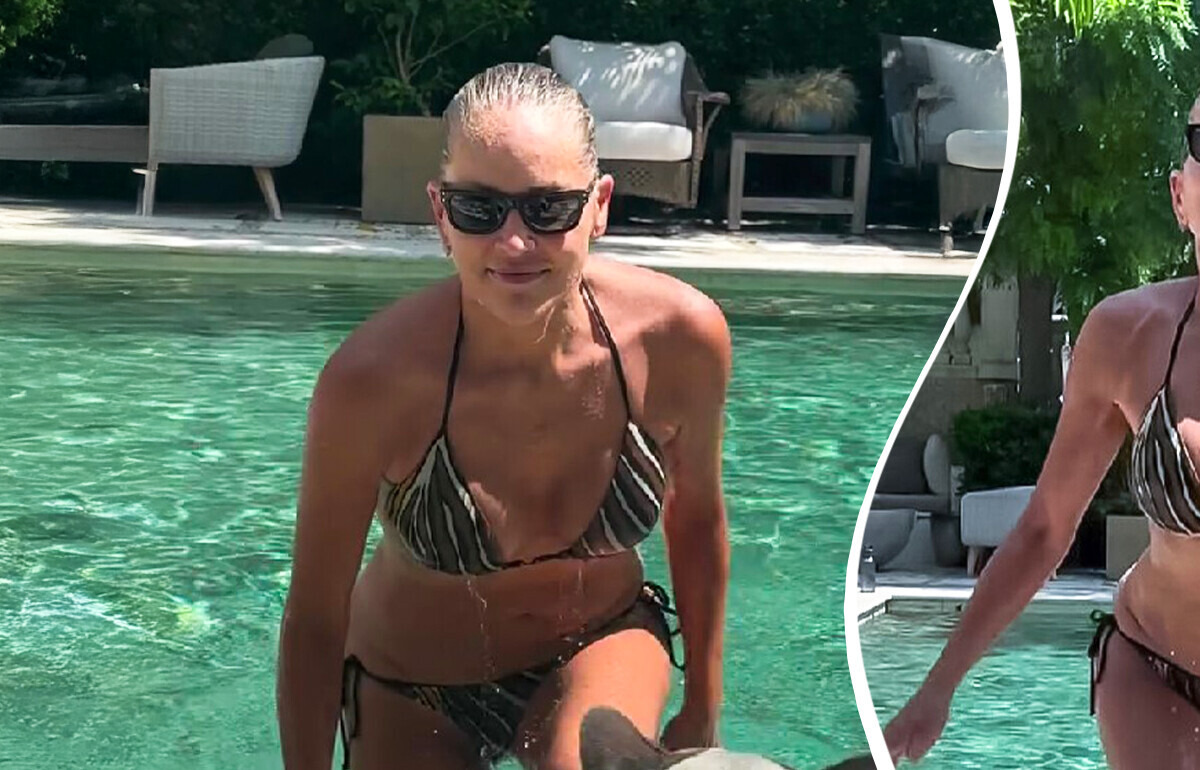 Sharon Stone aparece en bikini y la gente nota un detalle particular