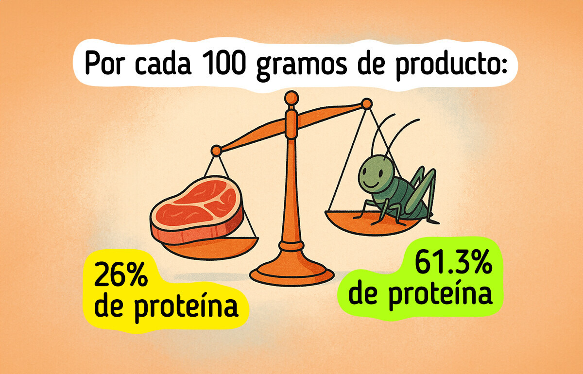 5 Cambios que suceden en tu cuerpo cuando incluyes insectos en tu dieta