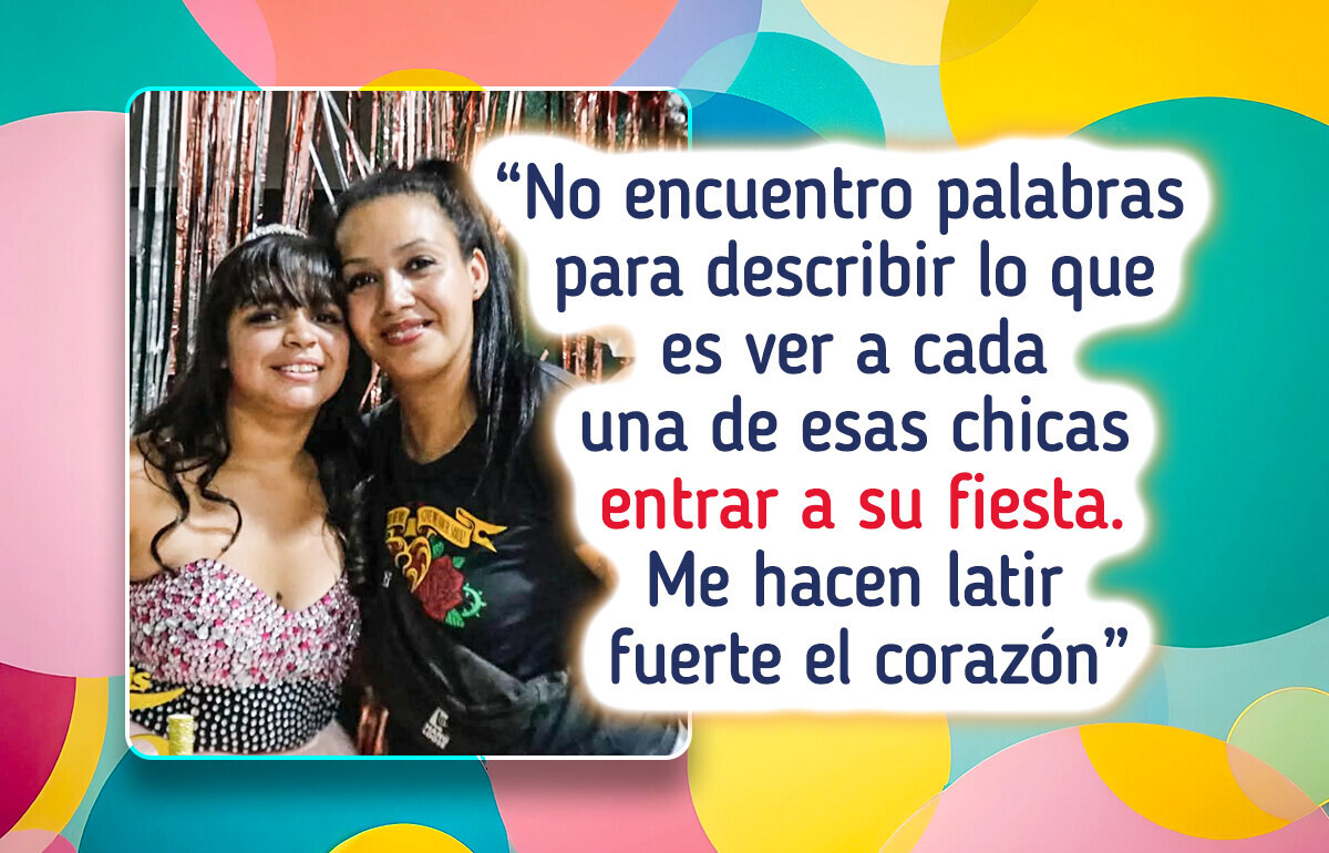 Ella no tuvo su noche soñada, por eso hoy regala fiestas de 15 a chicas de bajos recursos